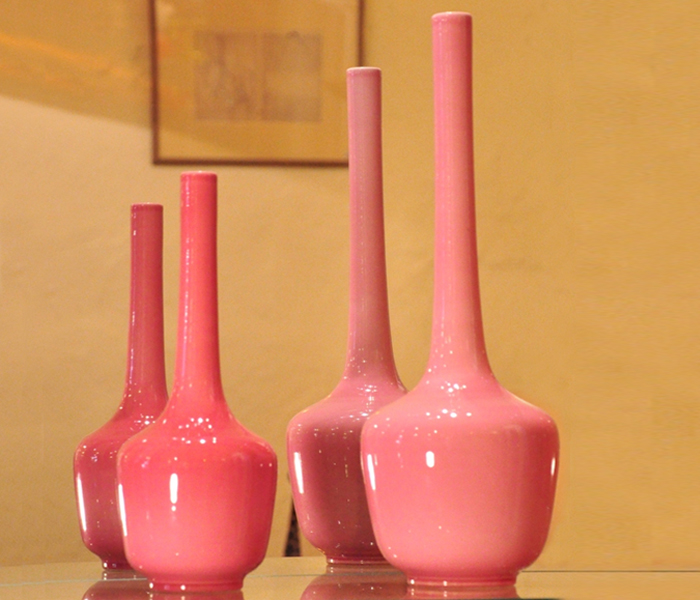 pair italian mid century vases