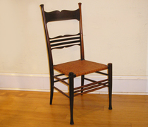 t092 cane bottom side chair