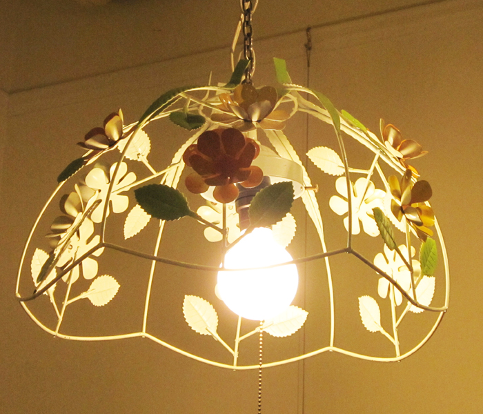 108 vintage-wire fruit hanging lamp