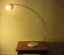 t106 oluce swivel head table lamp