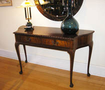 t66 mahogany desk console